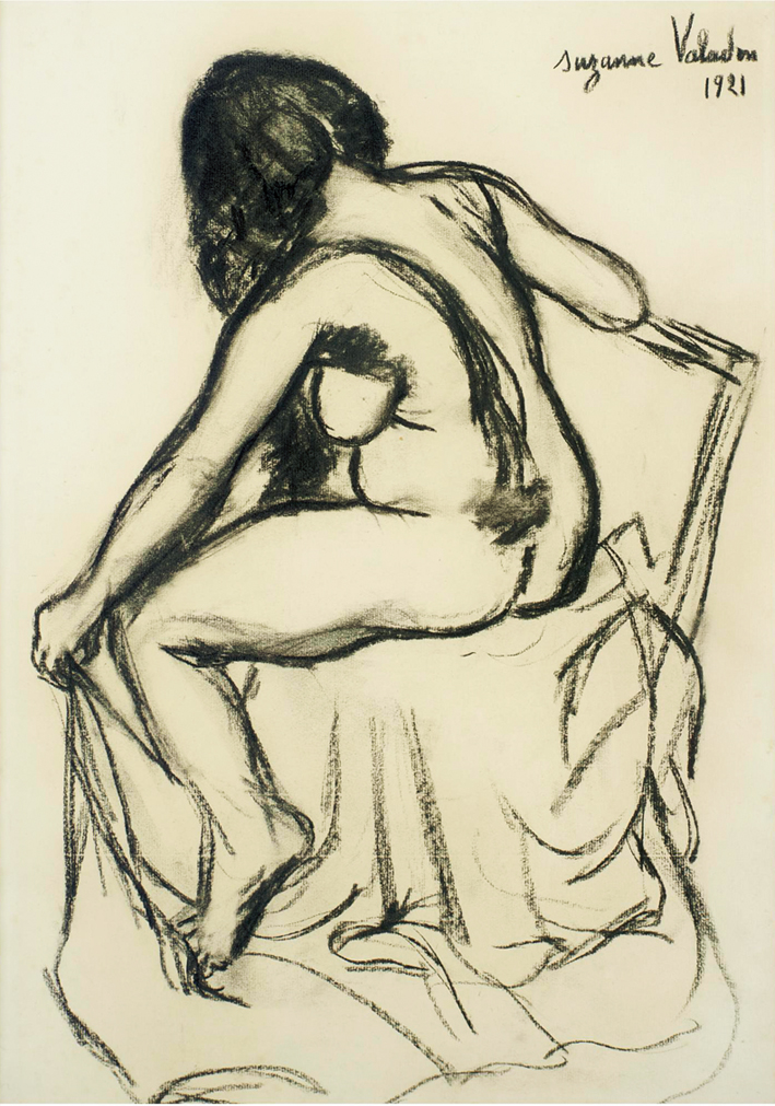  Suzanne Valadon —— NU ASSIS